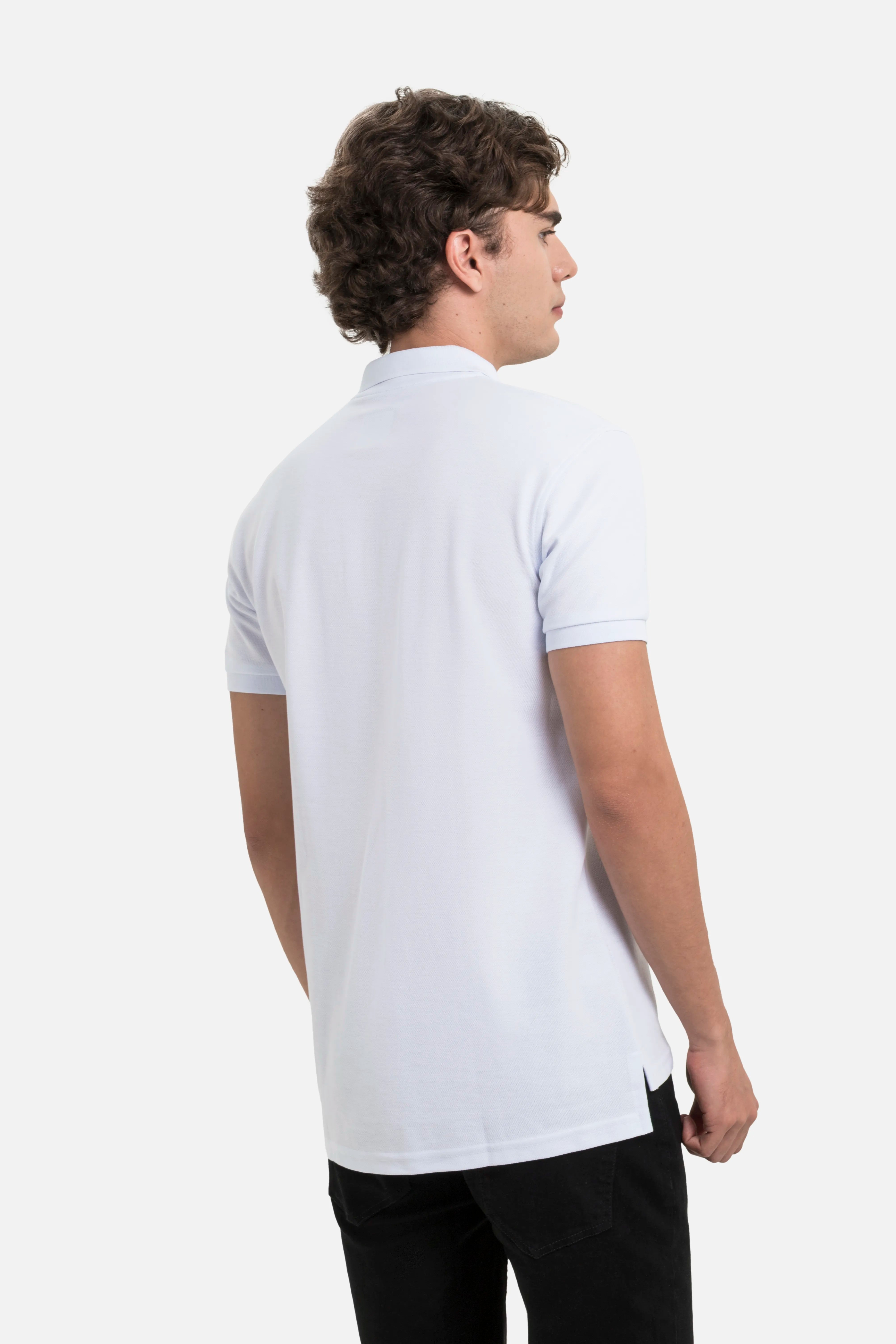 POLO SLIM COLOR BLANCO OPTICO