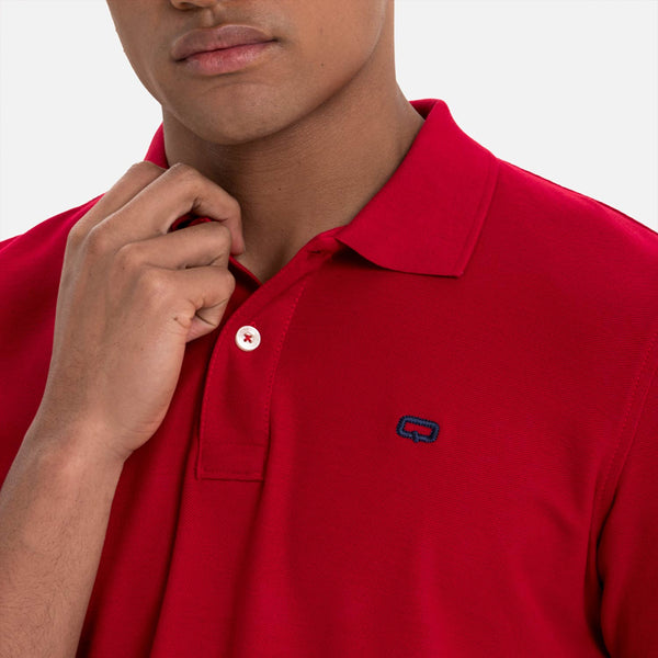 POLO SLIM COLOR ROJO
