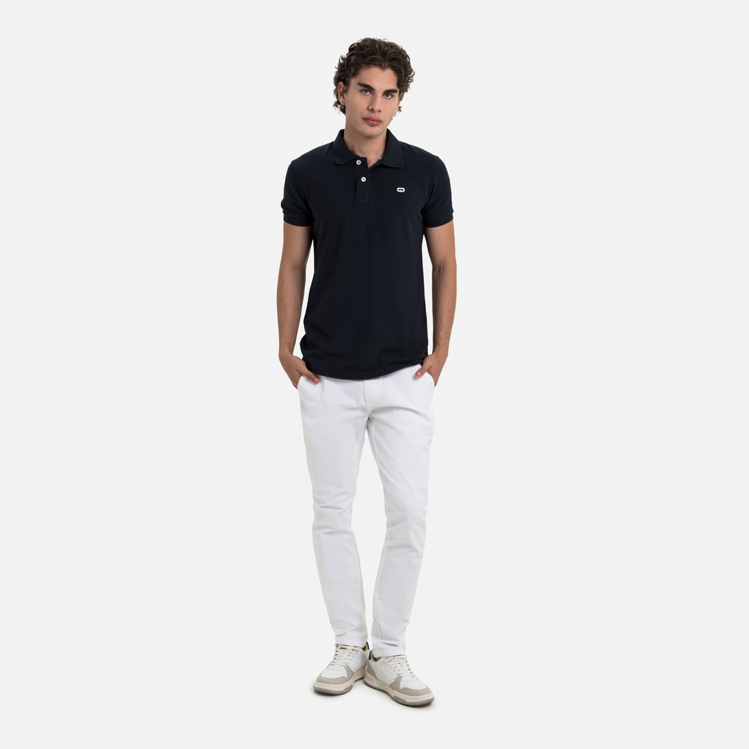 POLO SLIM COLOR AZUL OSCURO