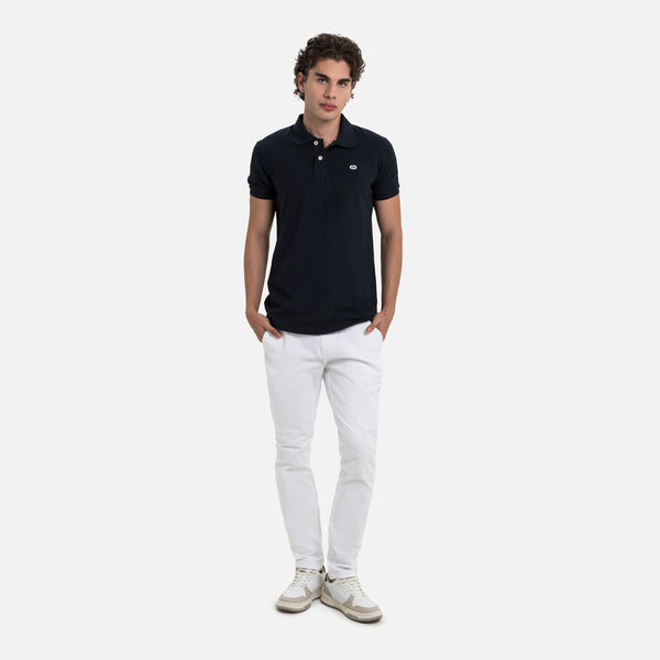 POLO SLIM COLOR AZUL OSCURO