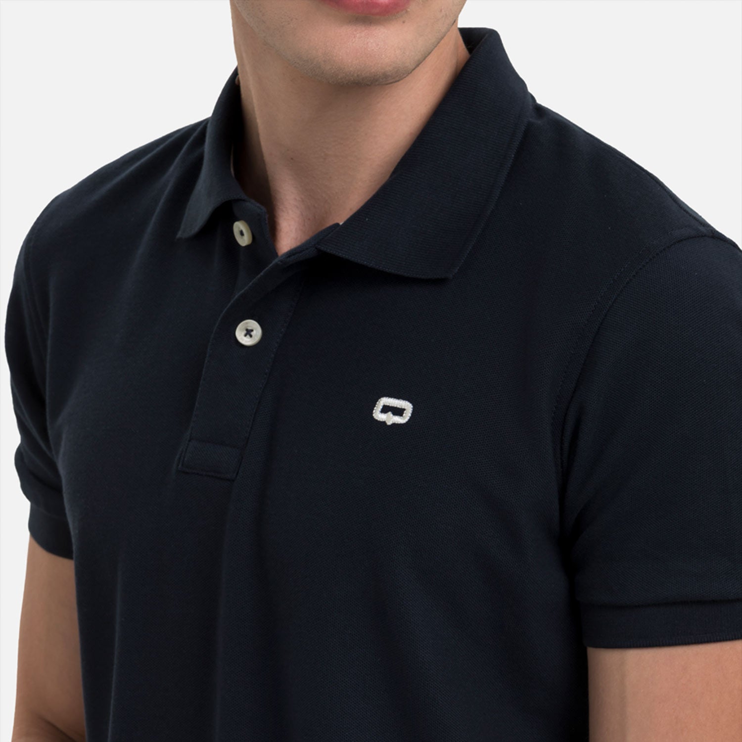 POLO SLIM COLOR AZUL OSCURO
