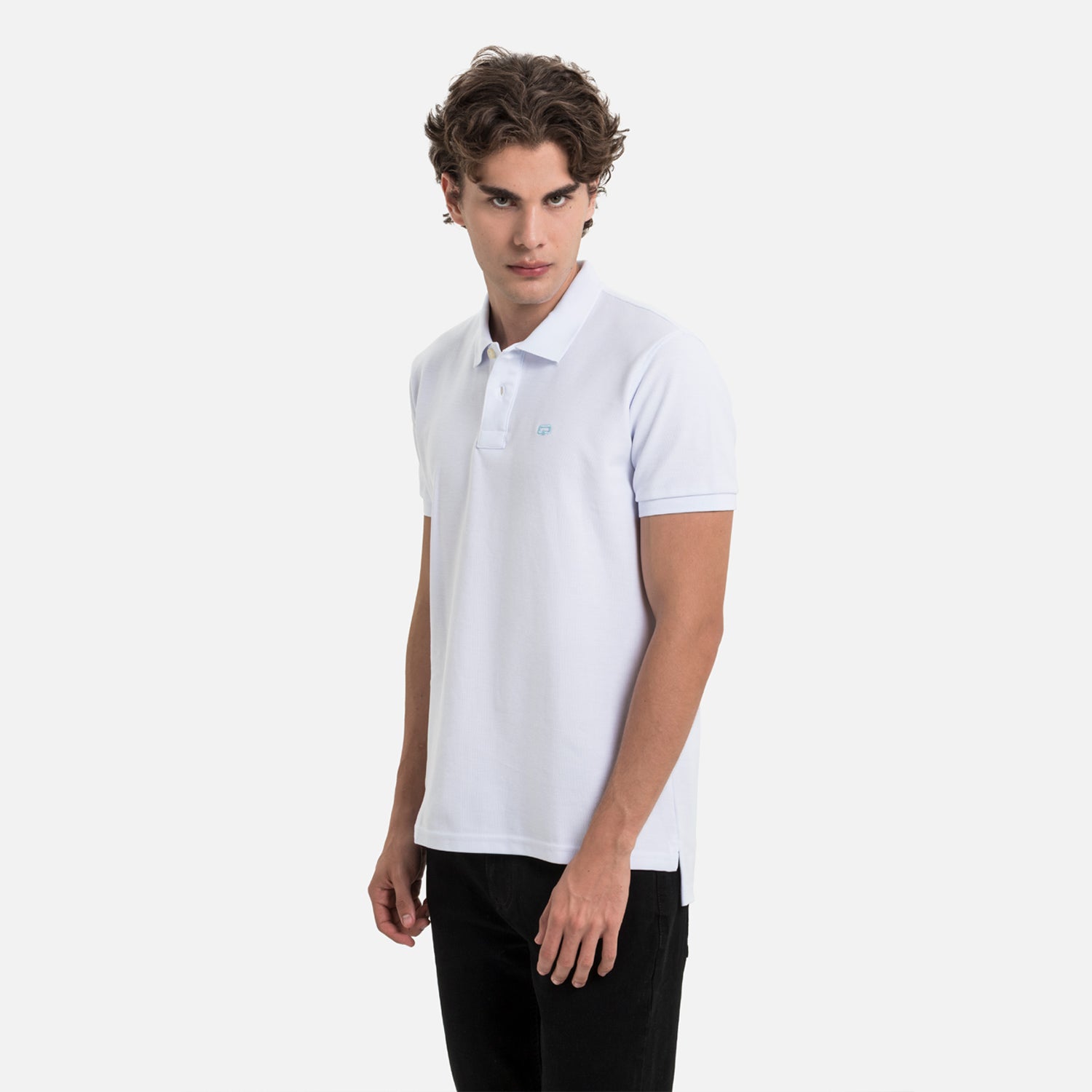 POLO SLIM COLOR BLANCO OPTICO