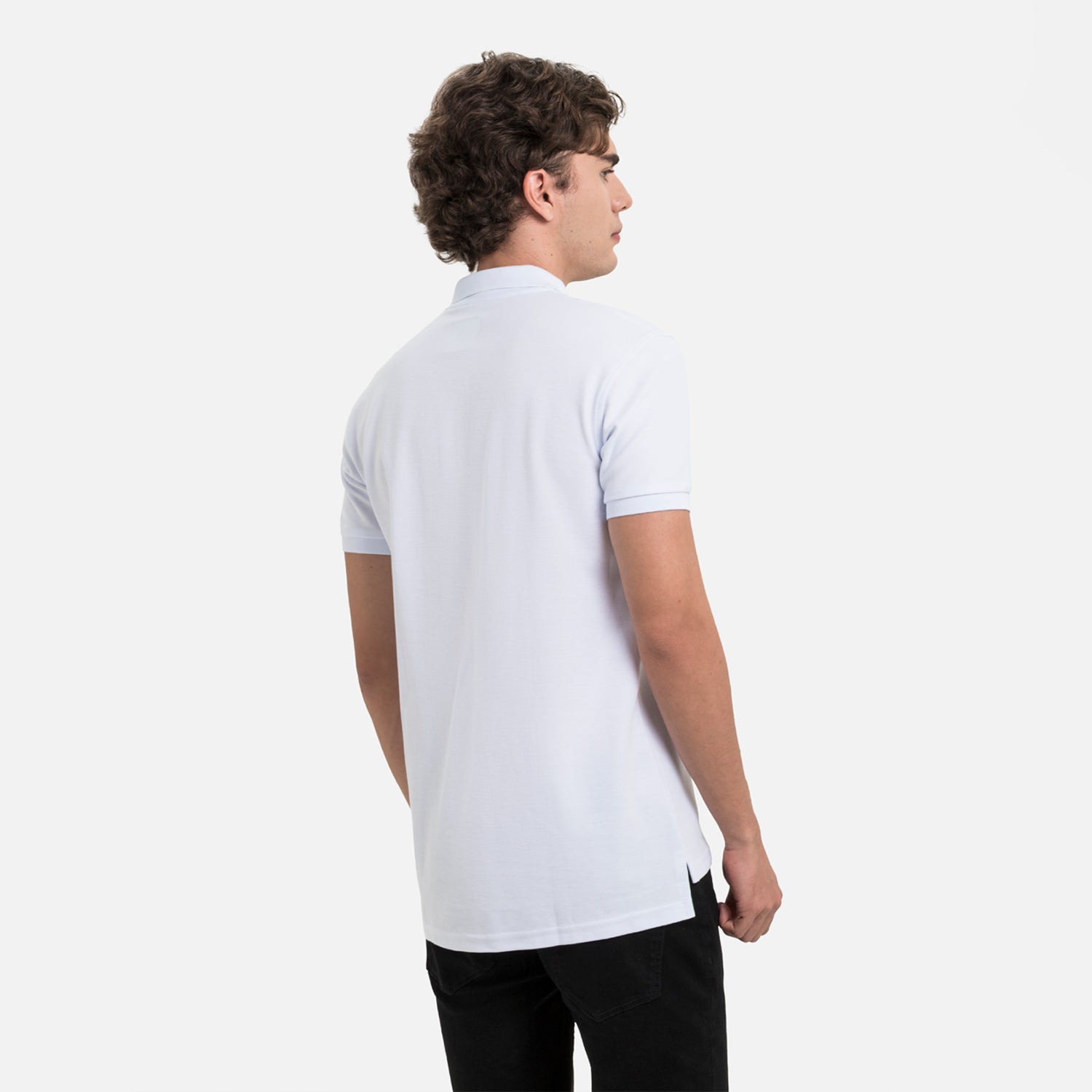 POLO SLIM COLOR BLANCO OPTICO