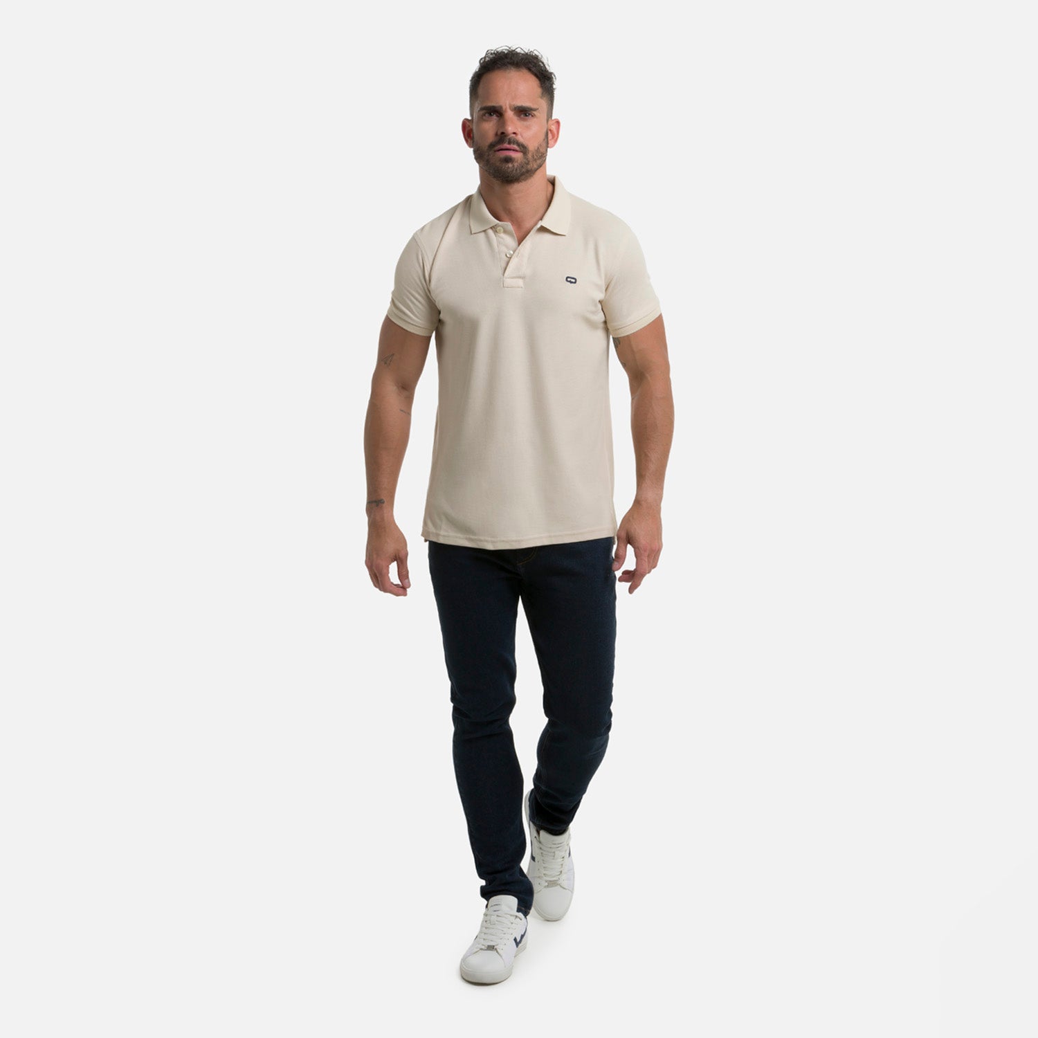 POLO SLIM COLOR AVENA