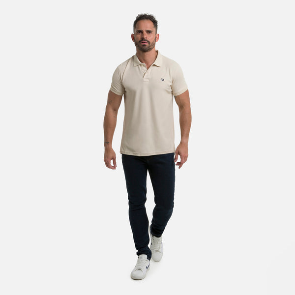 POLO SLIM COLOR AVENA