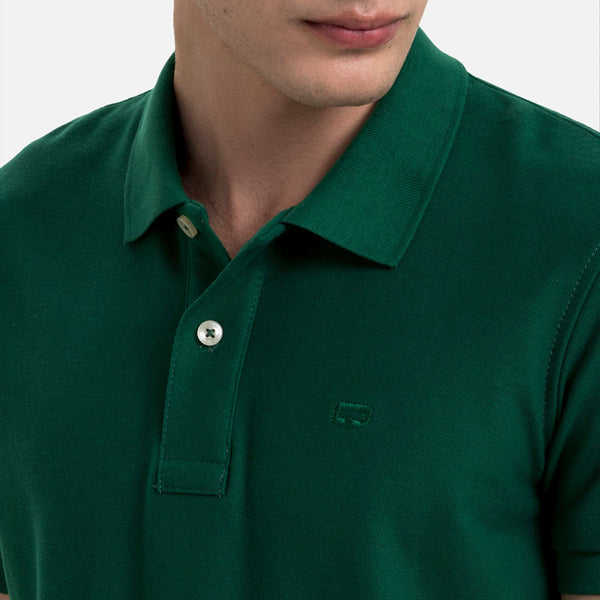 POLO SLIM COLOR VERDE PRADERA