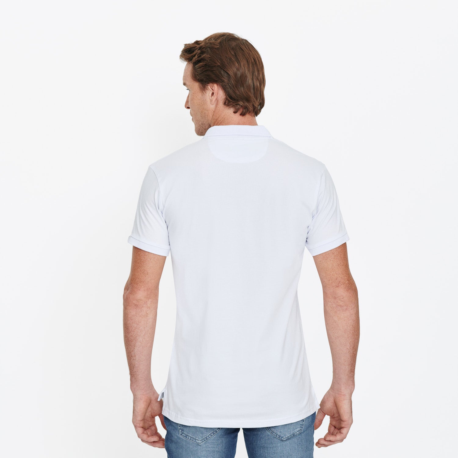 POLO SLIM COLOR BLANCO OPTICO