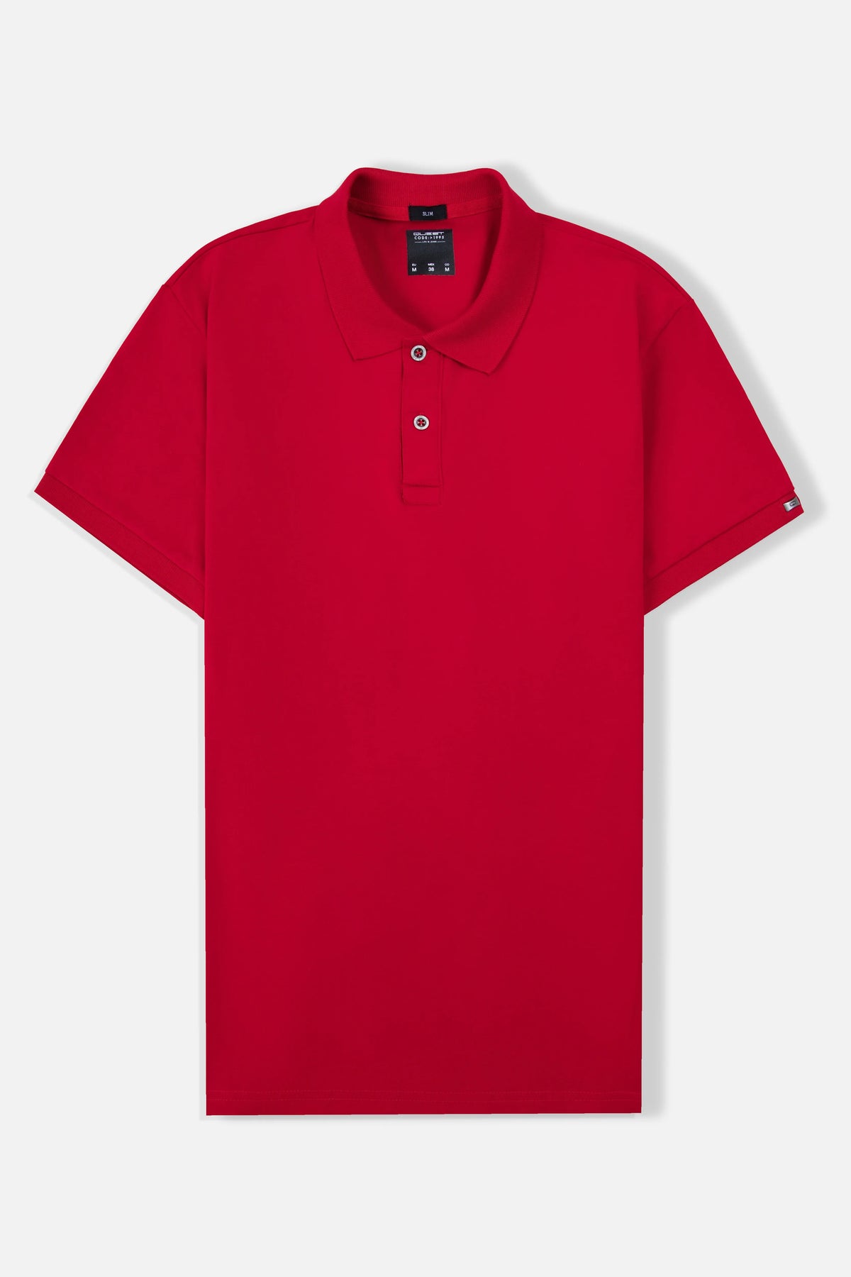 POLO MANGA CORTA COLOR ROJO