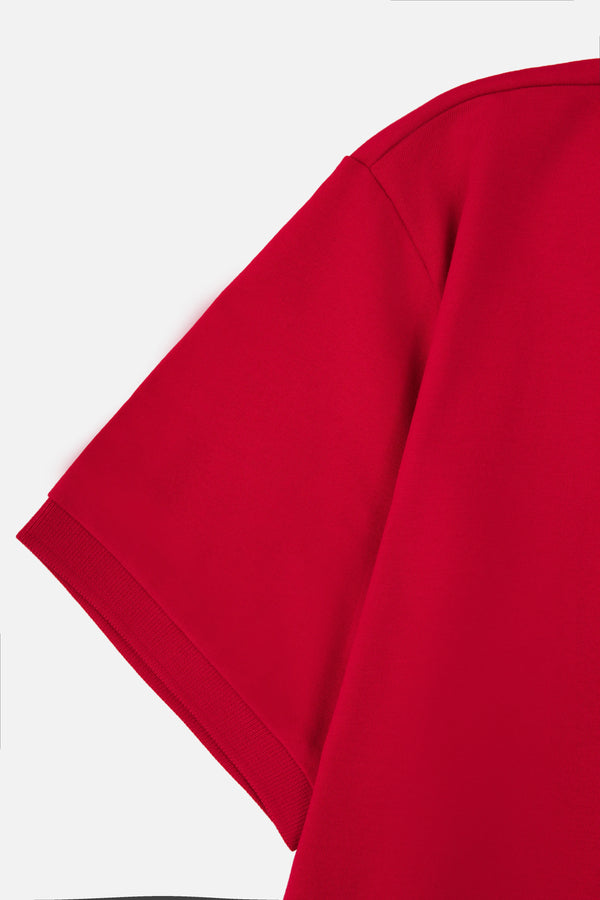 POLO MANGA CORTA COLOR ROJO