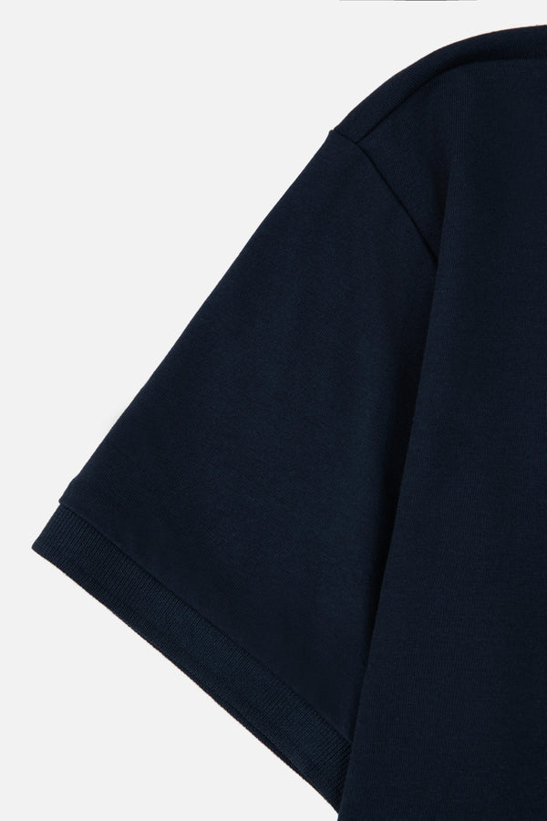 POLO MANGA CORTA COLOR AZUL OSCURO