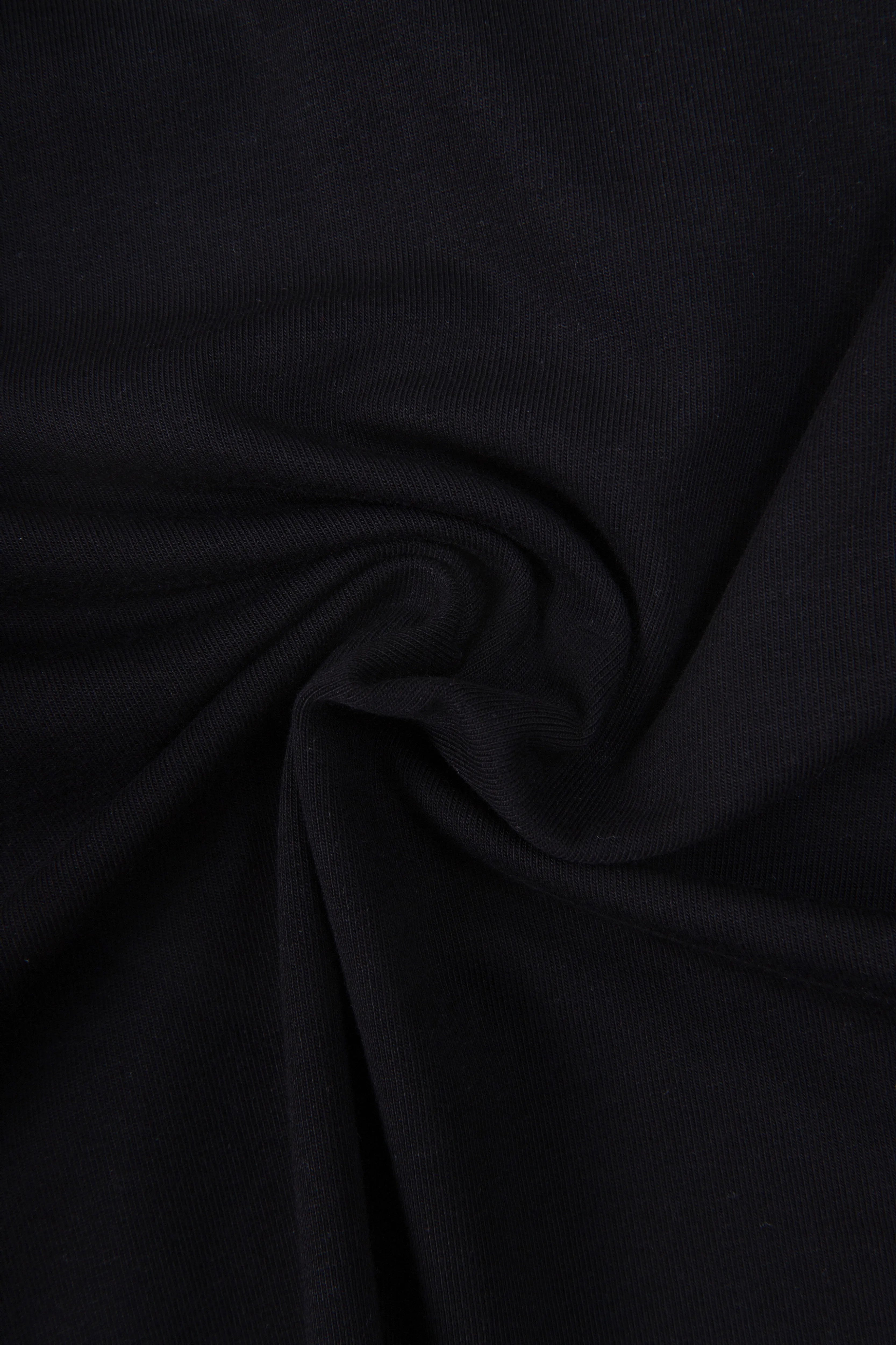 POLO MANGA CORTA COLOR NEGRO