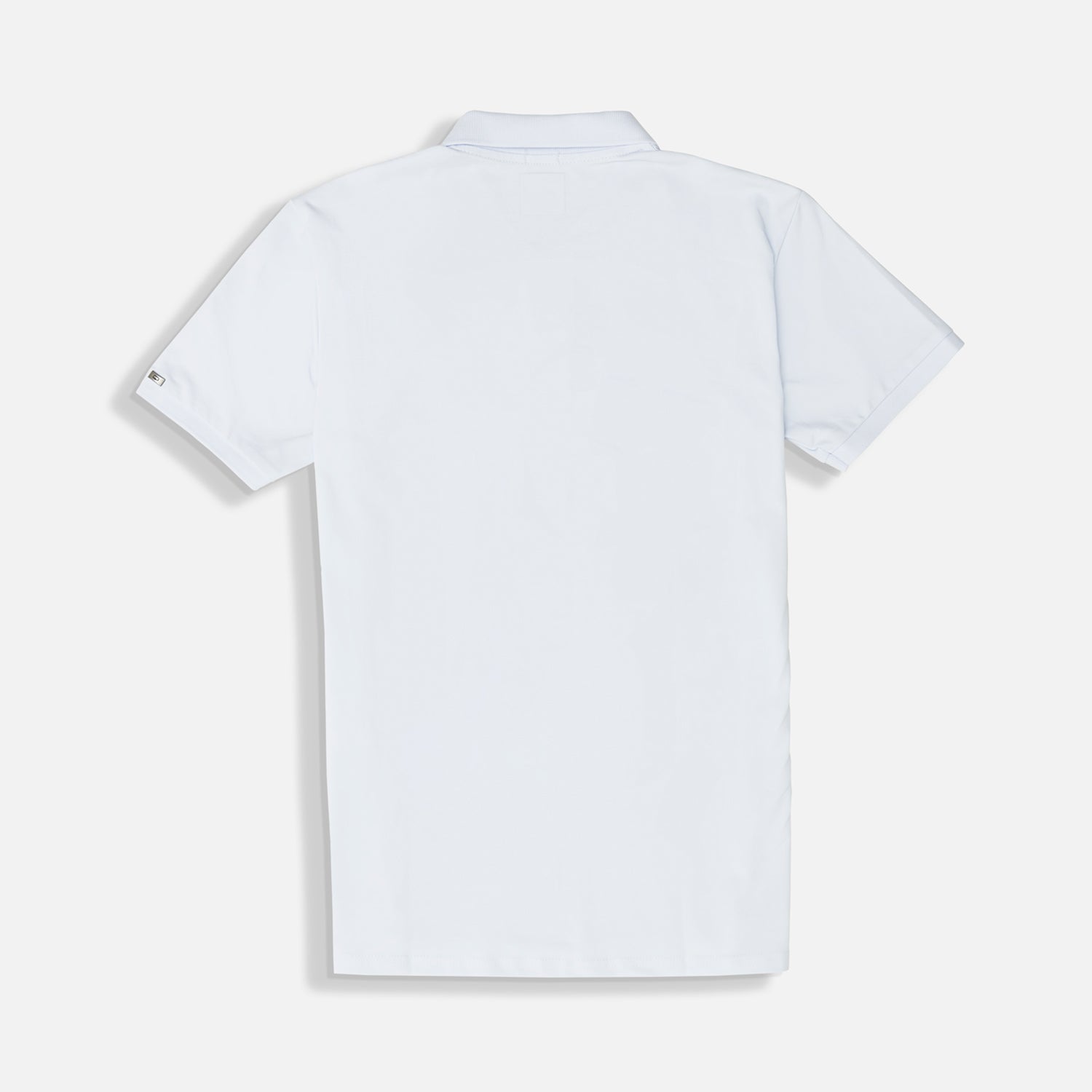 POLO MANGA CORTA COLOR BLANCO OPTICO
