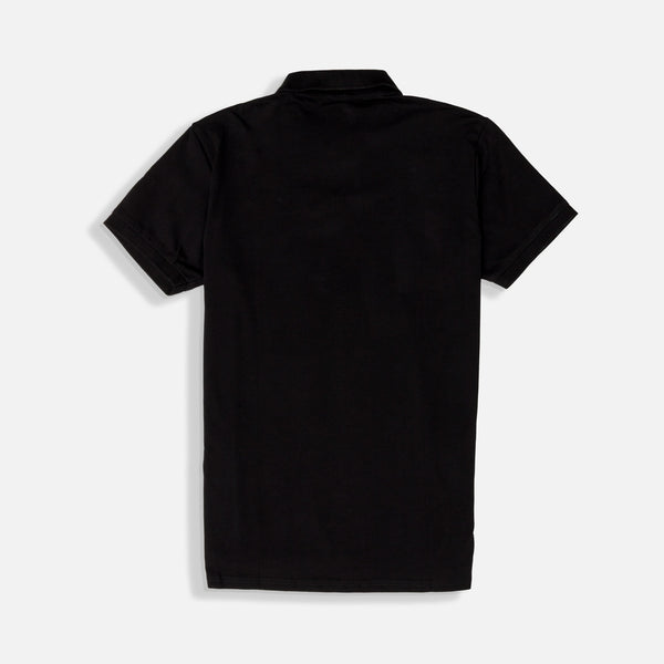 POLO MANGA CORTA COLOR NEGRO
