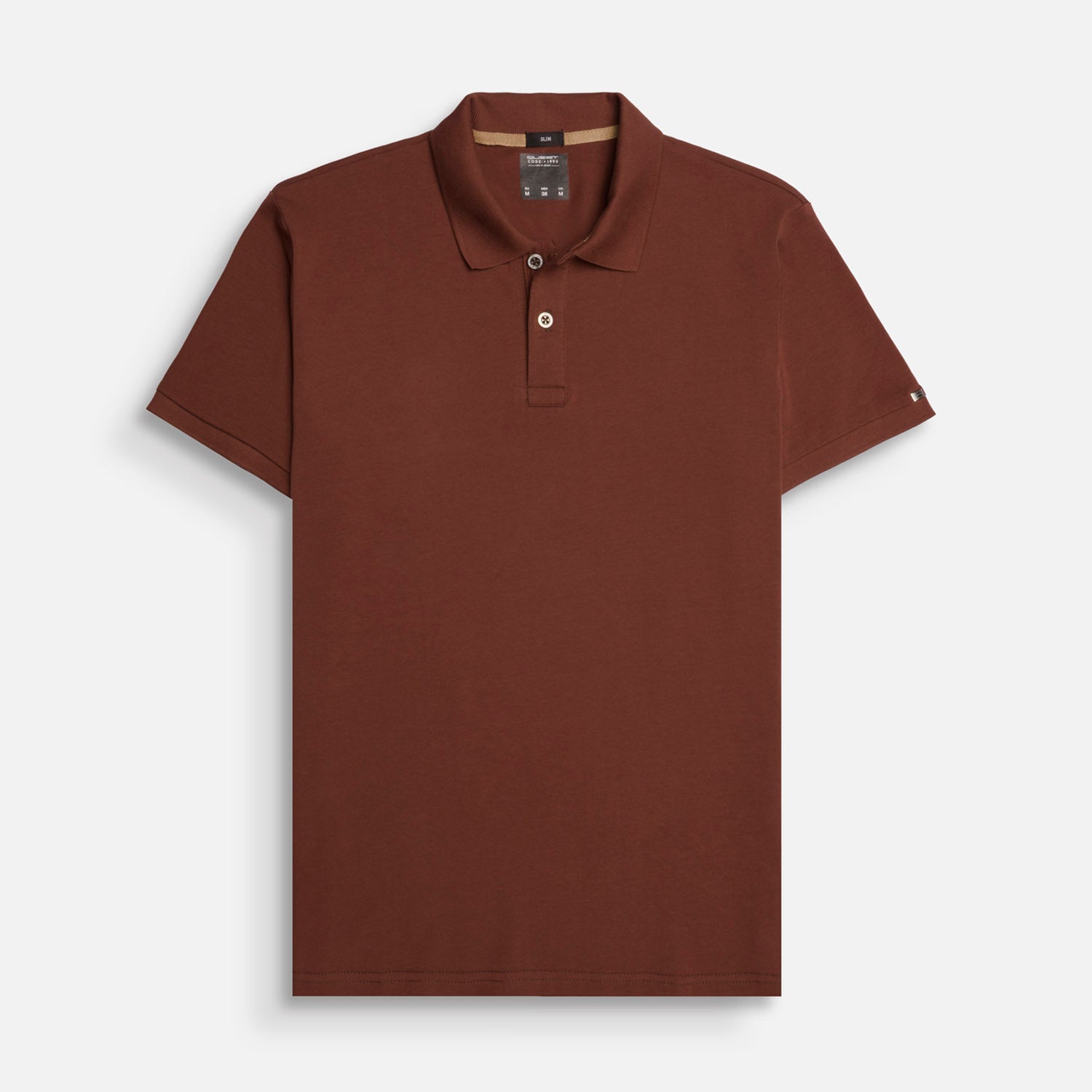 POLO MANGA CORTA COLOR BRUNETTE