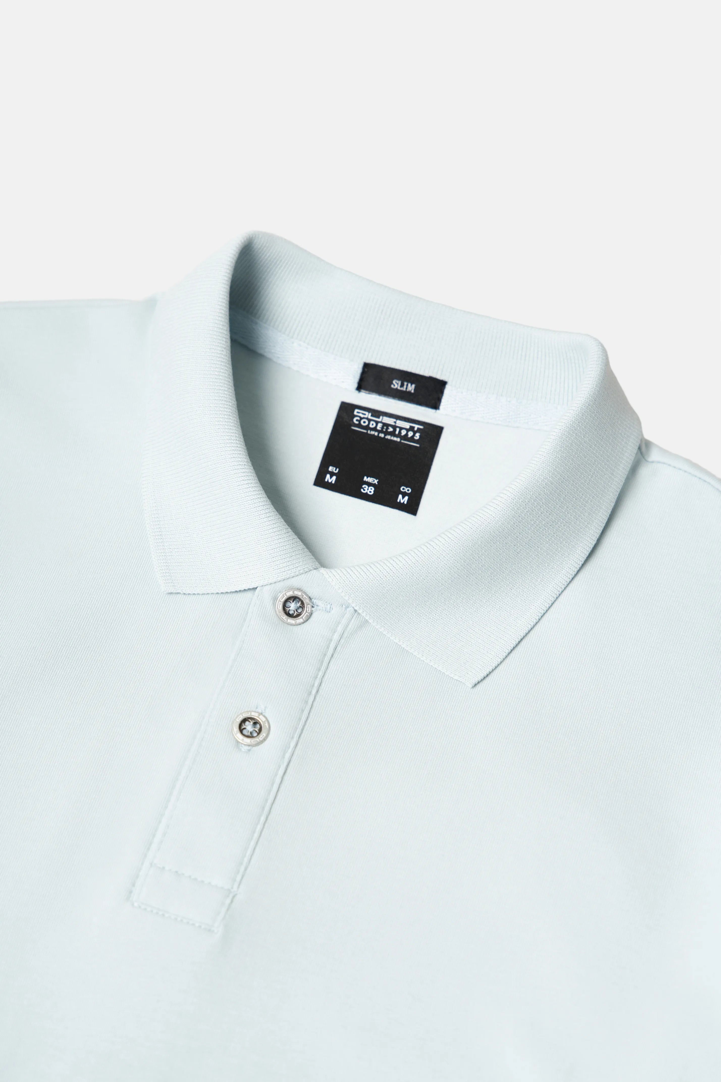 POLO MANGA CORTA COLOR BABY BLUE
