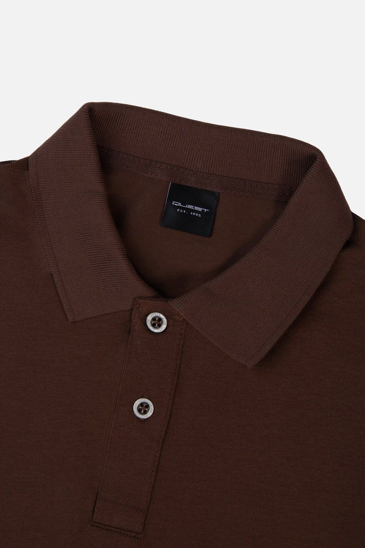POLO MANGA CORTA COLOR SHAVED CHOCOLATE