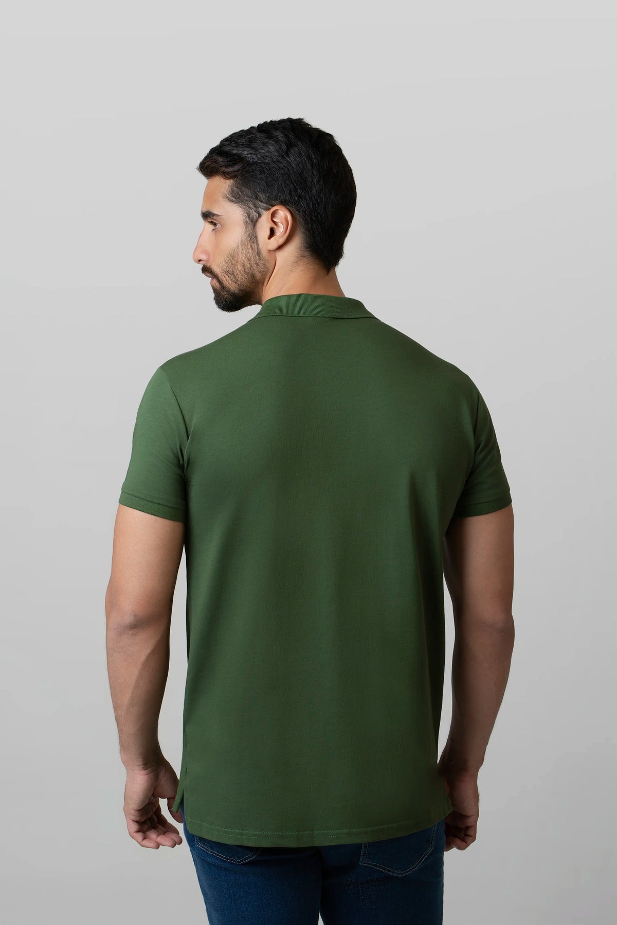 POLO MANGA CORTA COLOR BLACK FOREST