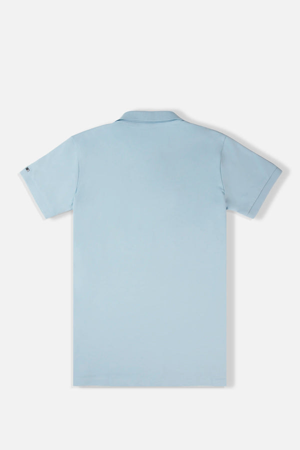 POLO MANGA CORTA COLOR CLEAR SKY