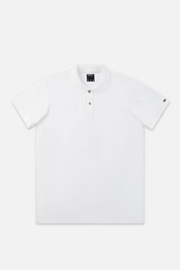 POLO MANGA CORTA COLOR BLANCO