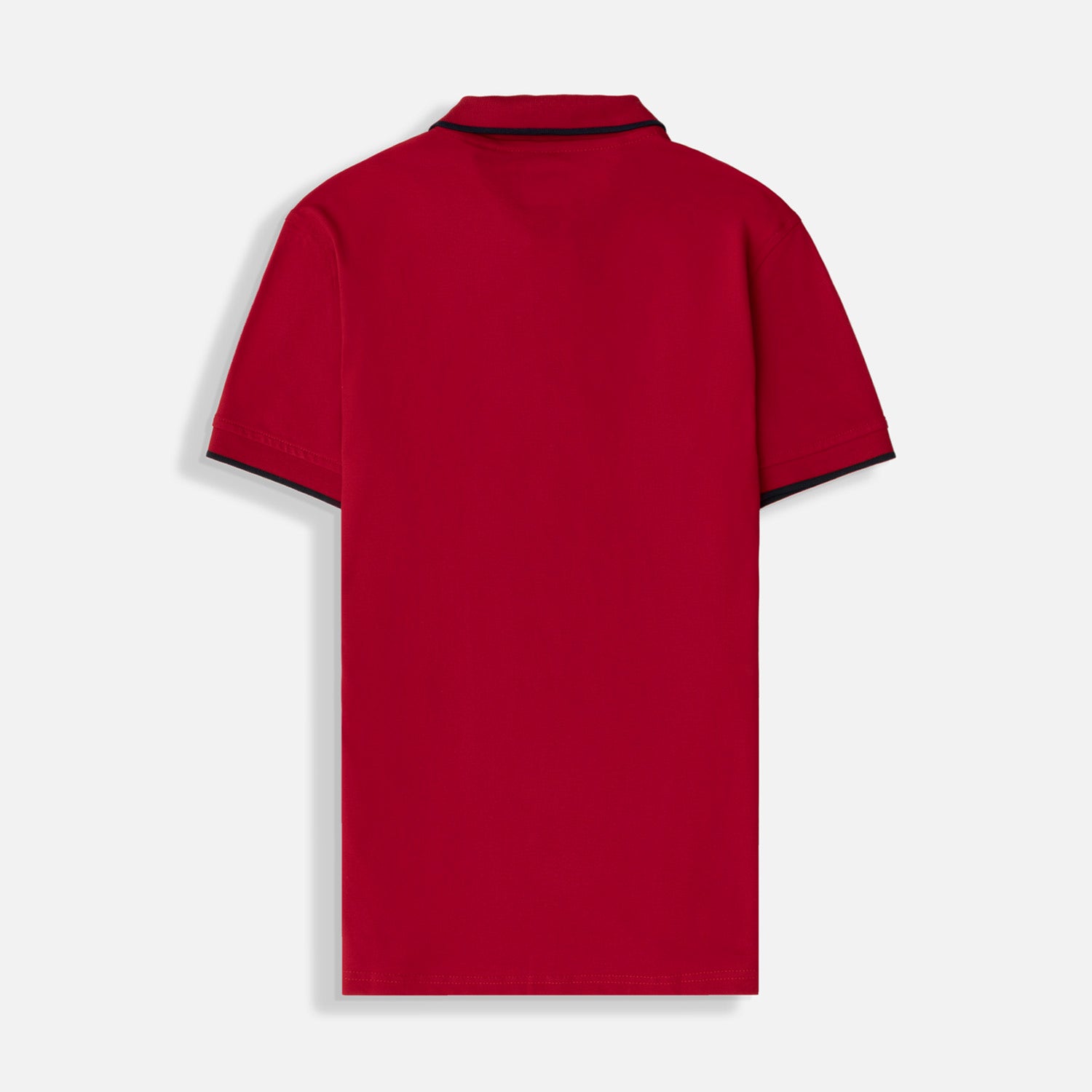POLO TIPPING COLOR ROJO - AZUL OSCURO