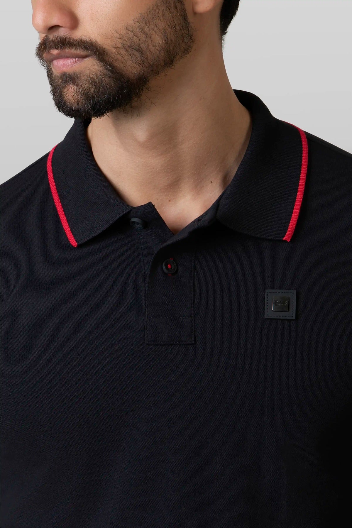 POLO TIPPING COLOR NEGRO-SKI PATROL