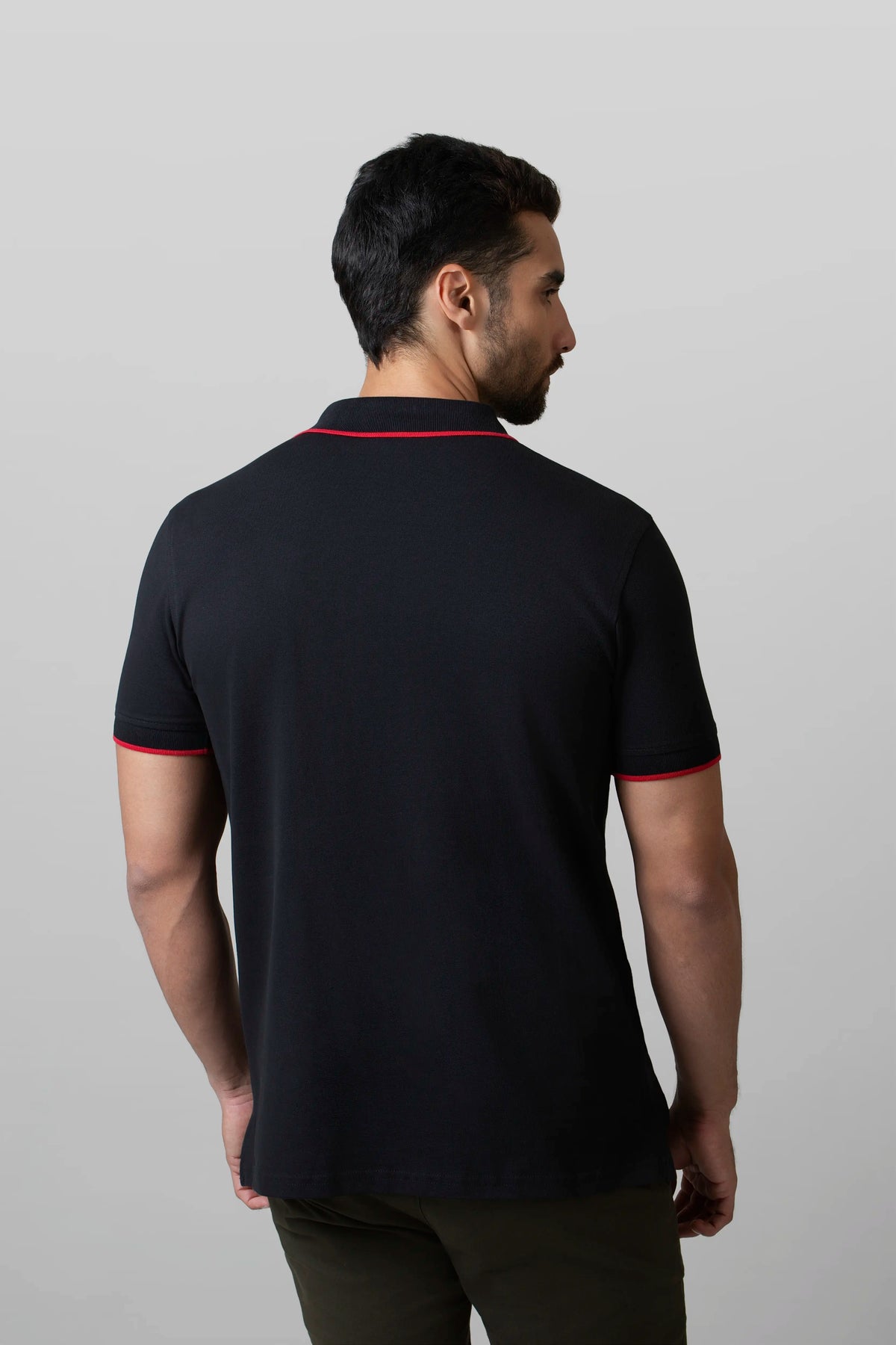 POLO TIPPING COLOR NEGRO-SKI PATROL