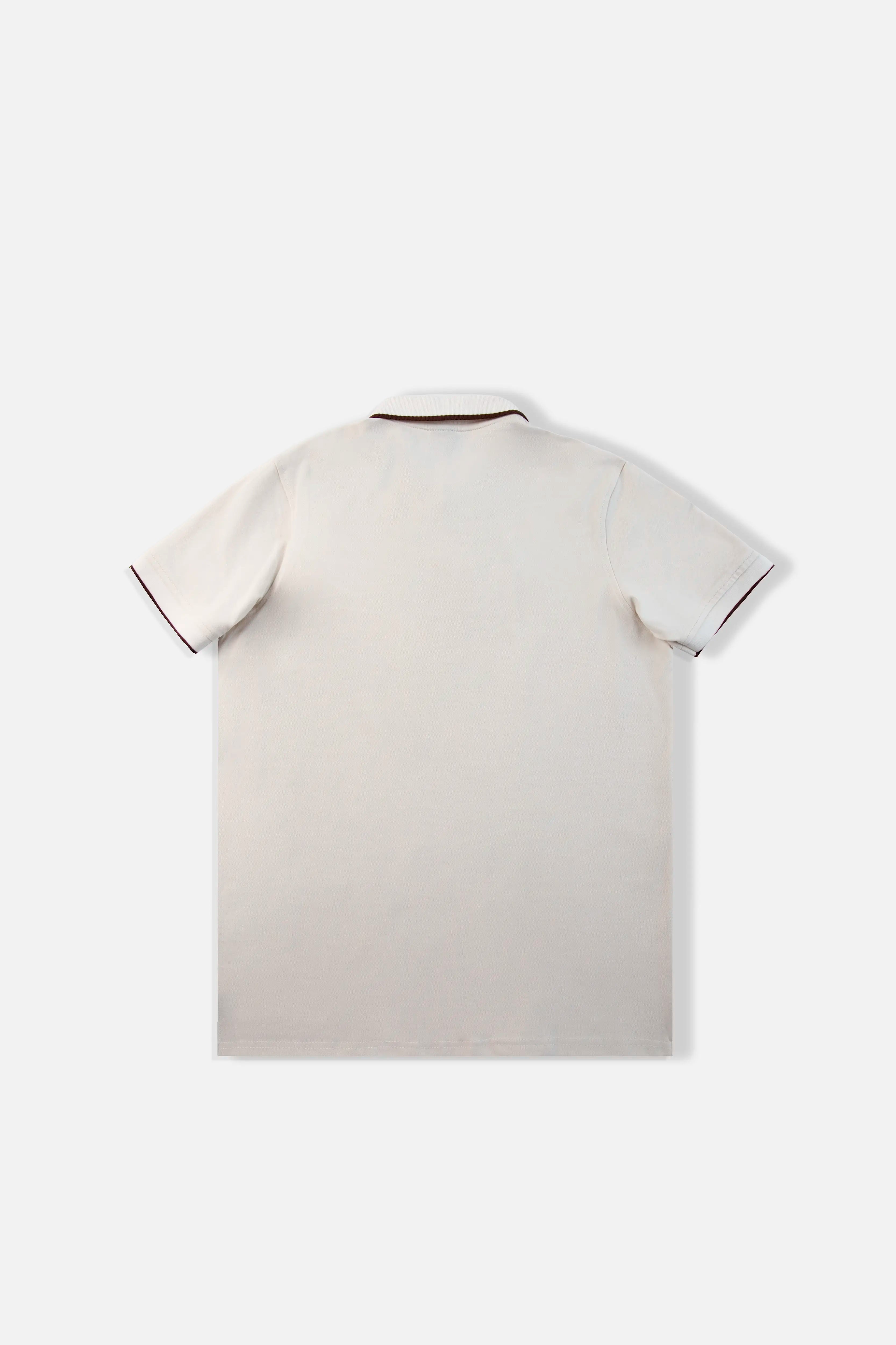 POLO TIPPING COLOR IVORY - SHAVED CHOCOLATE