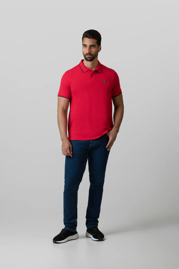 POLO TIPPING COLOR SKI PATROL - NAVY BLAZER