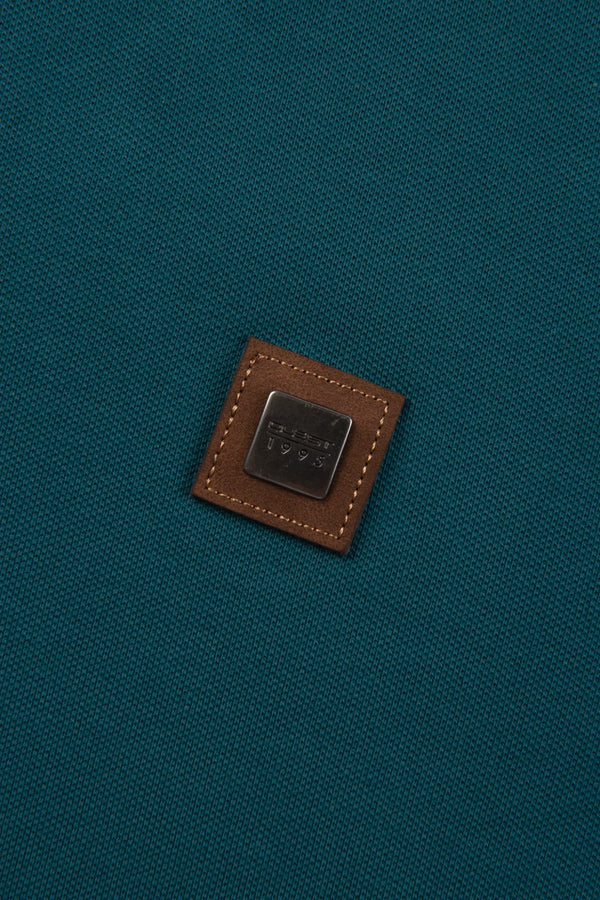 POLO TIPPING COLOR LEGION BLUE - BLANCO