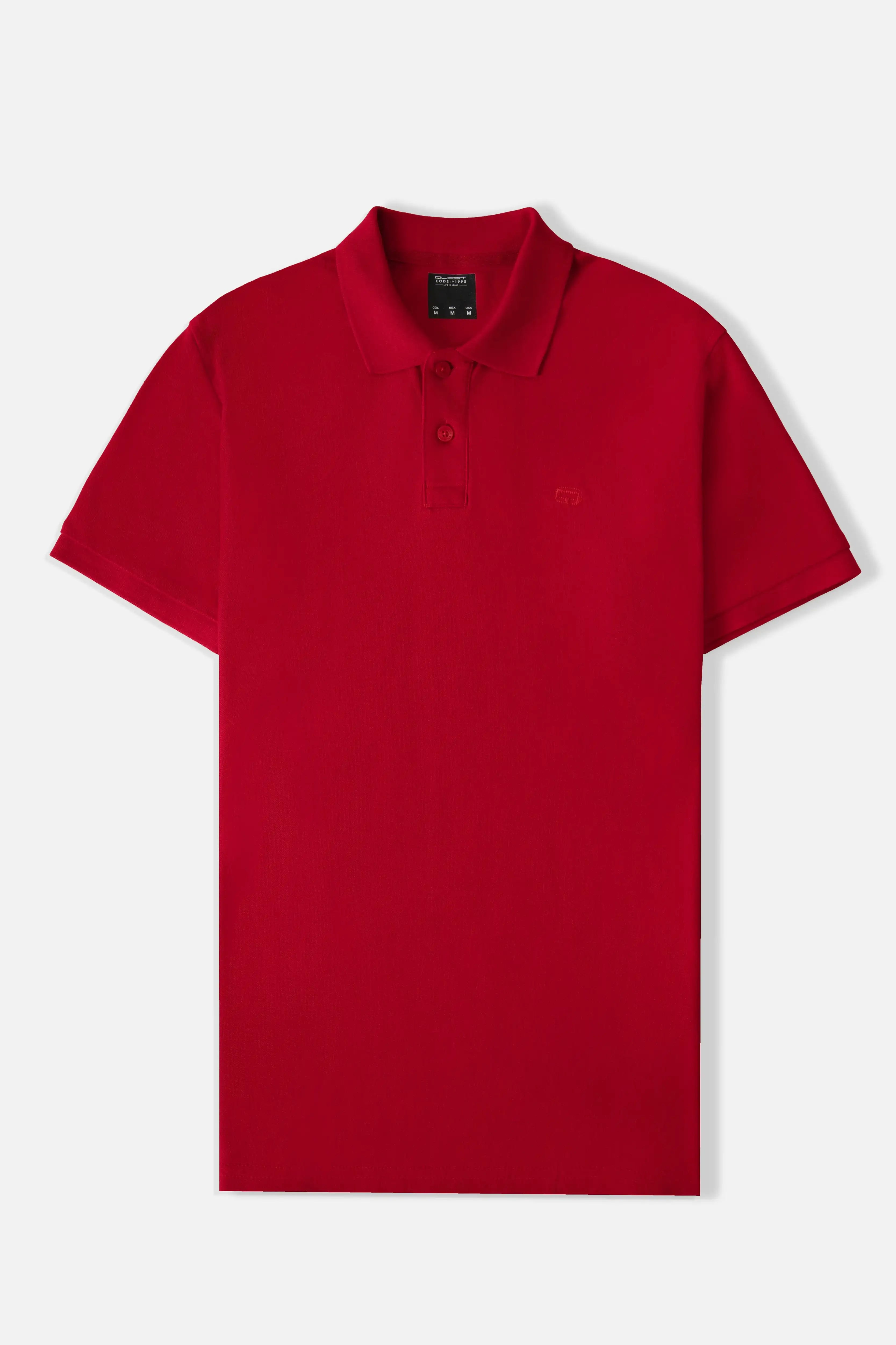 POLO SLIM COLOR ROJO