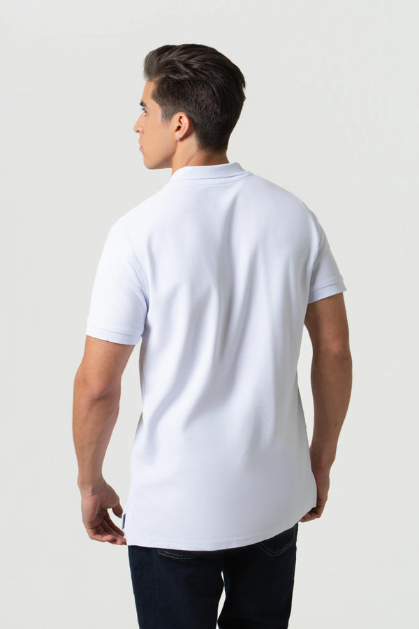 POLO SLIM COLOR BLANCO OPTICO