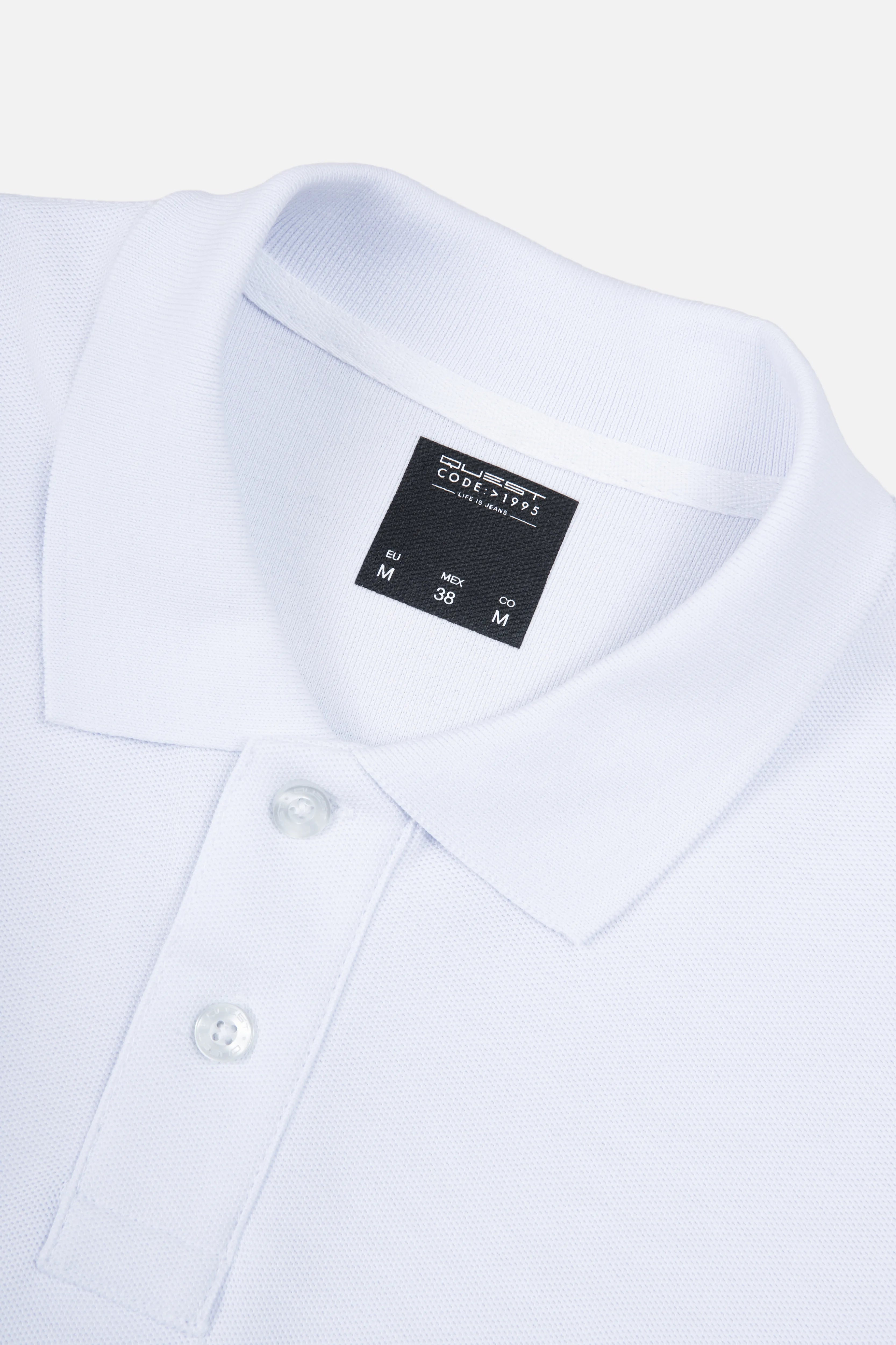 POLO SLIM COLOR BLANCO OPTICO