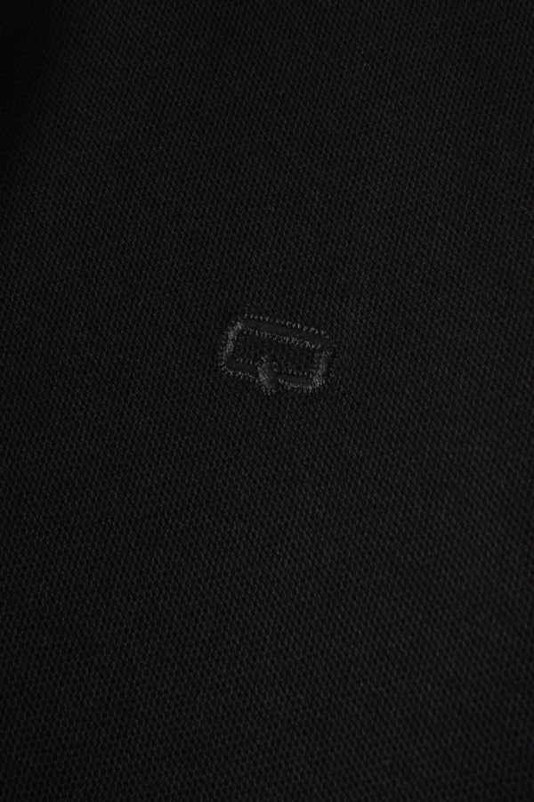 POLO SLIM COLOR NEGRO