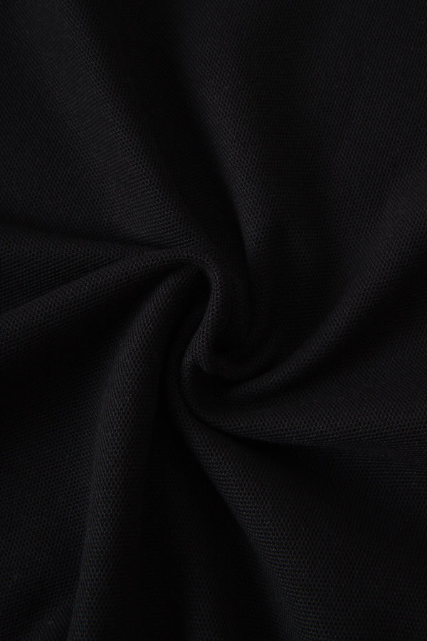 POLO SLIM COLOR NEGRO