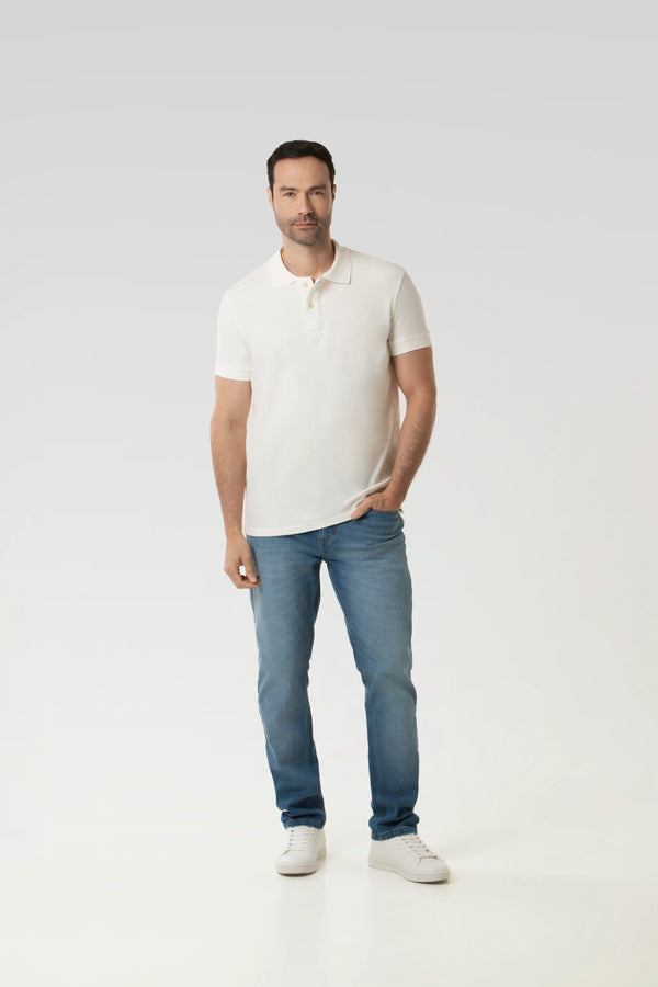POLO SLIM COLOR IVORY