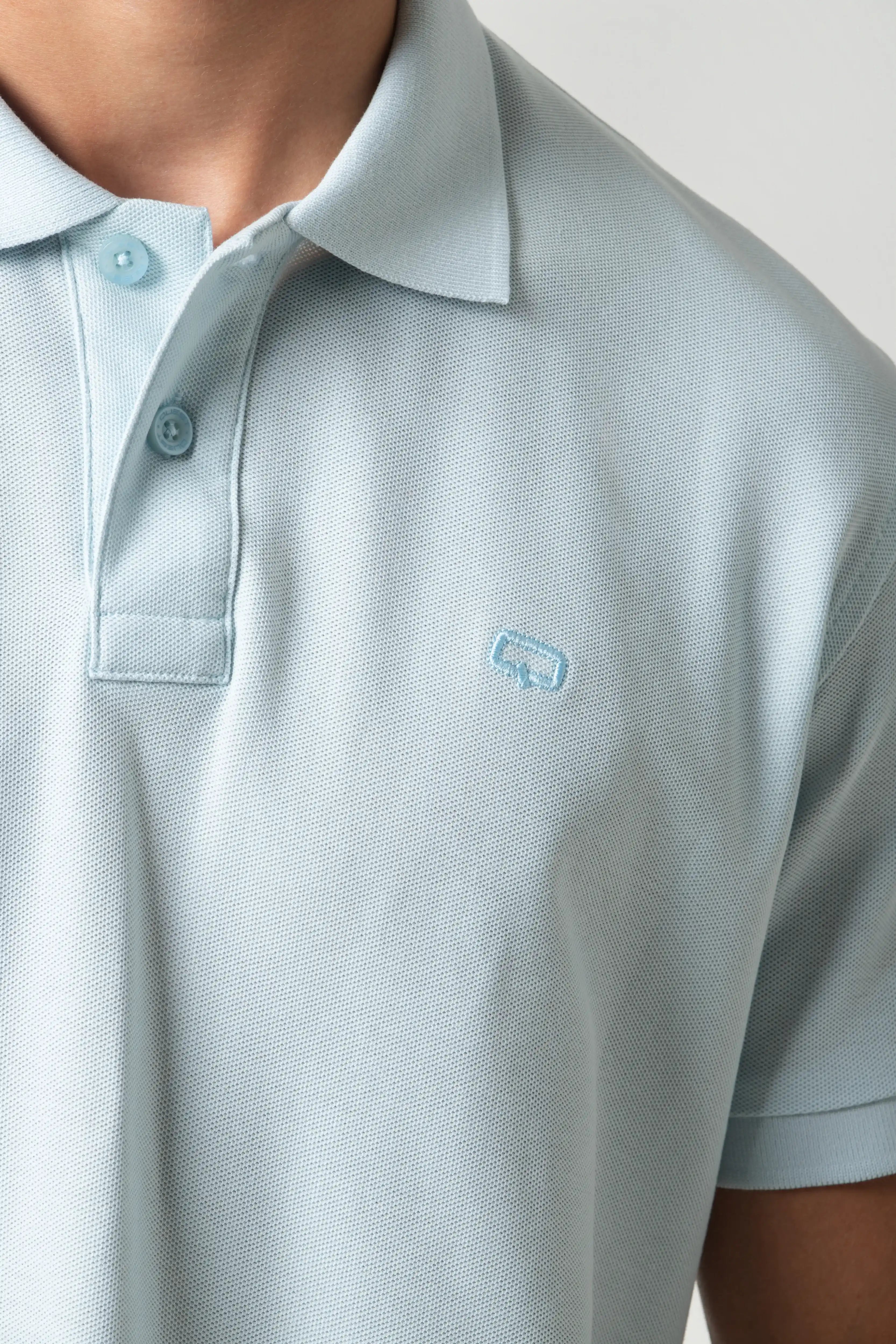 POLO SLIM COLOR BABY BLUE