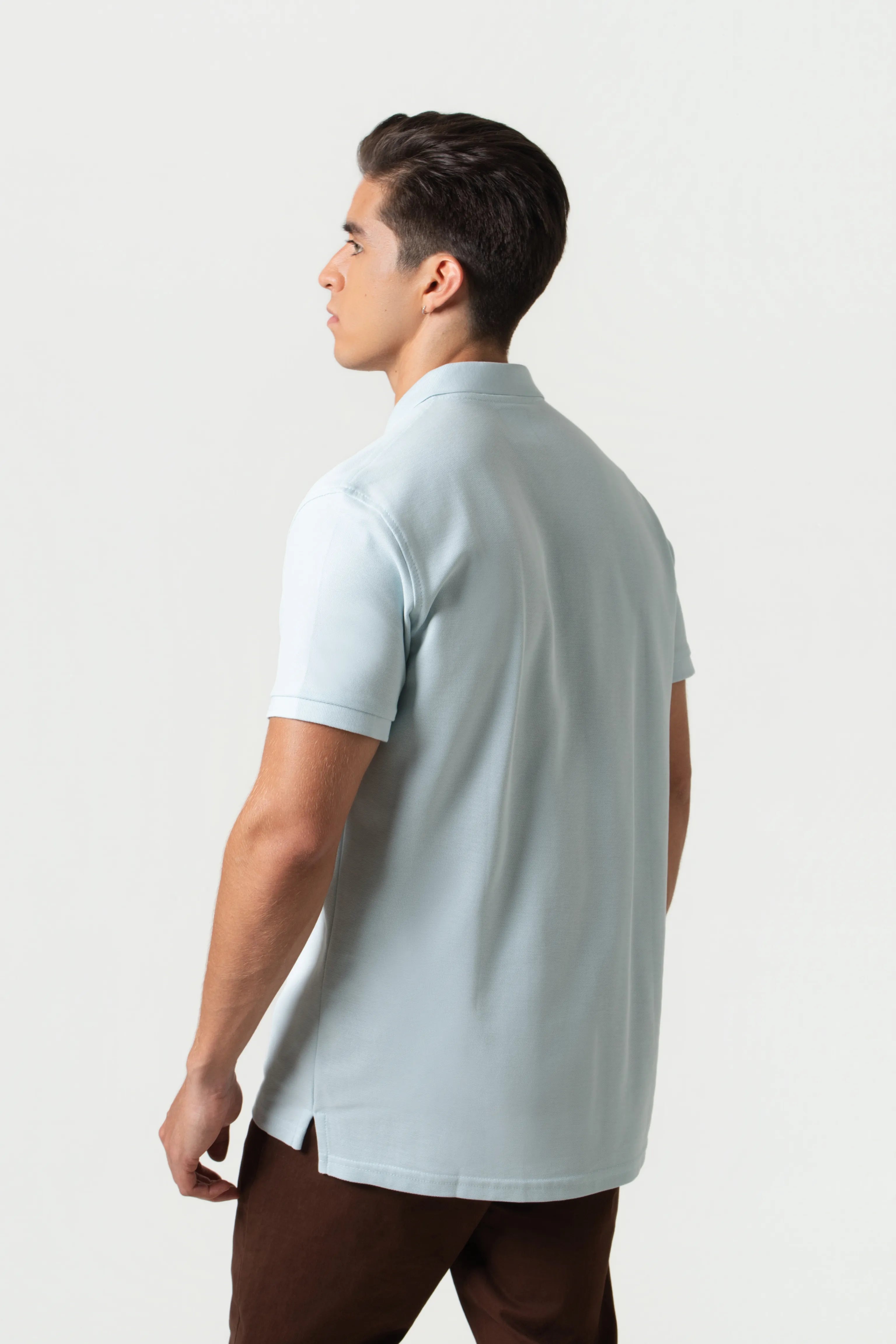 POLO SLIM COLOR BABY BLUE