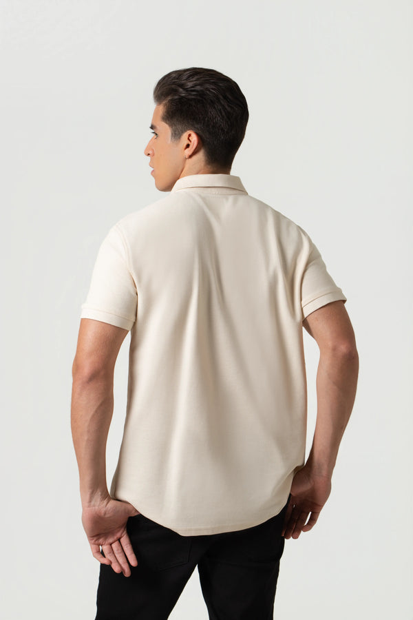 POLO SLIM COLOR BRAZILIAN SAND