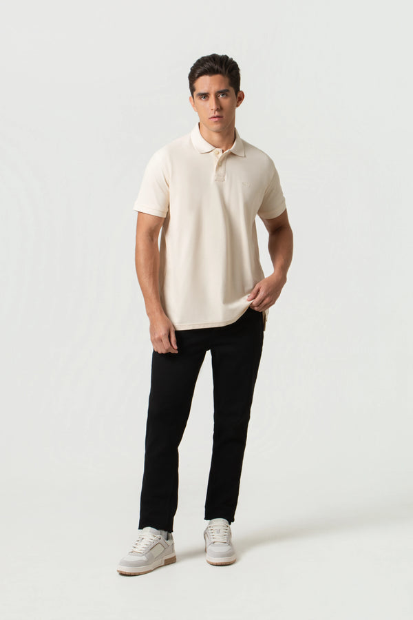 POLO SLIM COLOR BRAZILIAN SAND