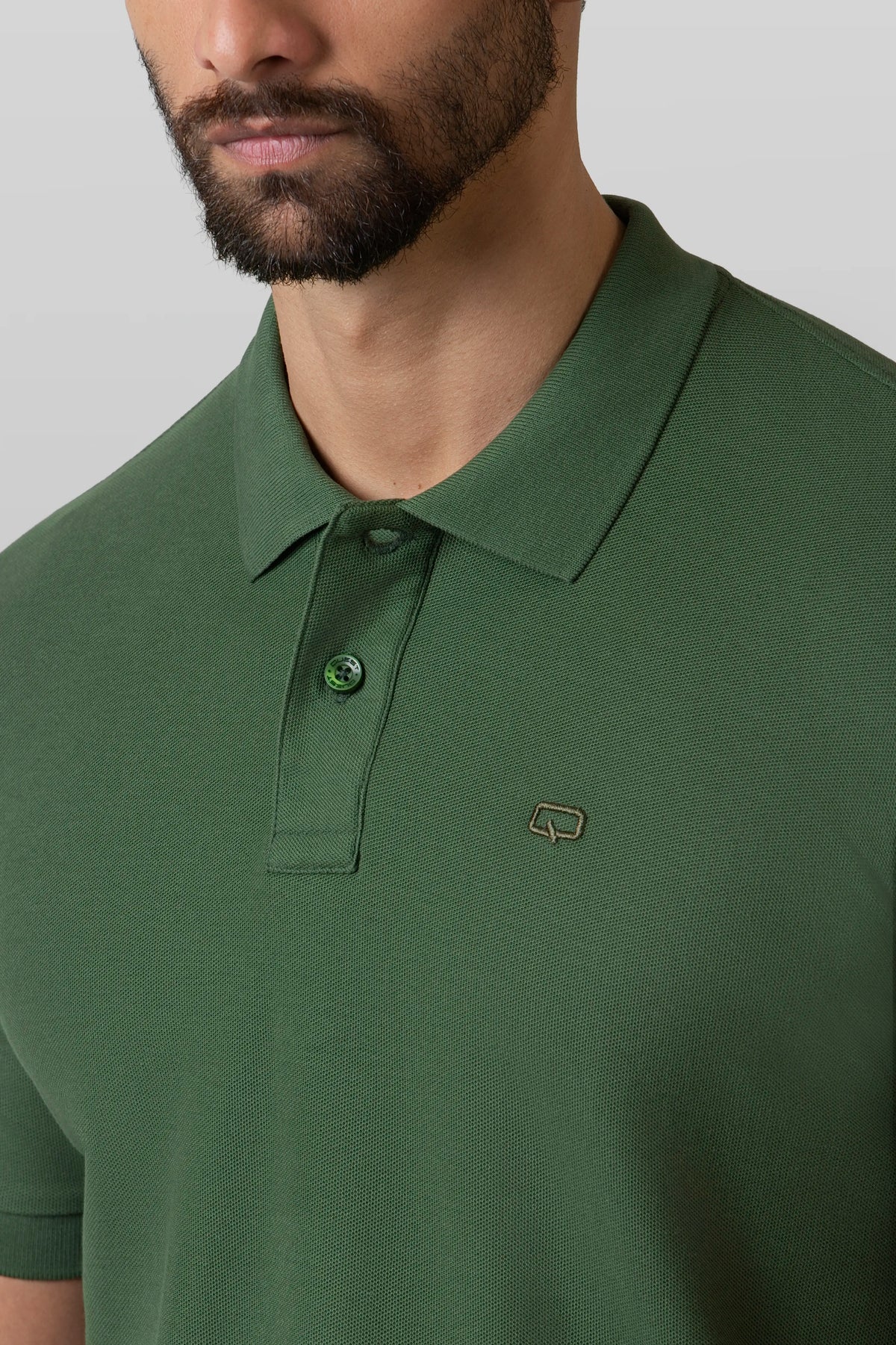 POLO SLIM COLOR BLACK FOREST