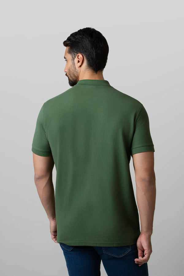 POLO SLIM COLOR BLACK FOREST