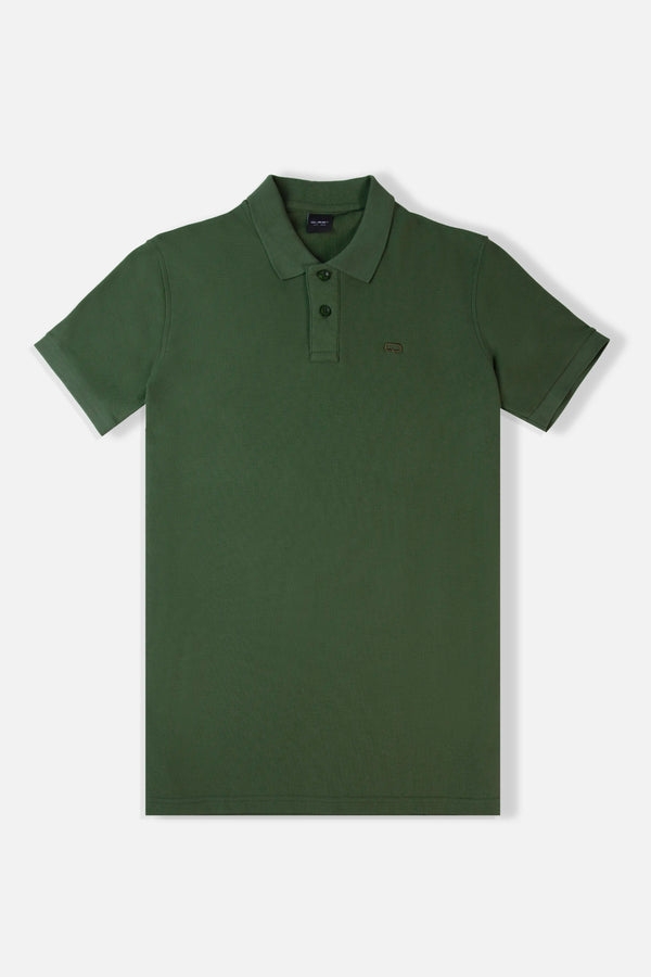 POLO SLIM COLOR BLACK FOREST