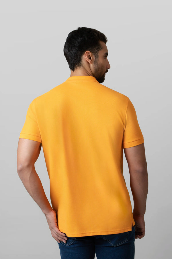 POLO SLIM COLOR FLAME  ORANGE