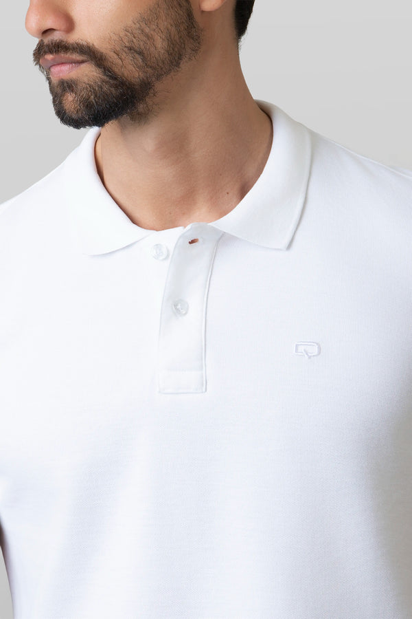 POLO SLIM COLOR BLANCO
