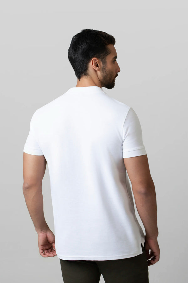 POLO SLIM COLOR BLANCO