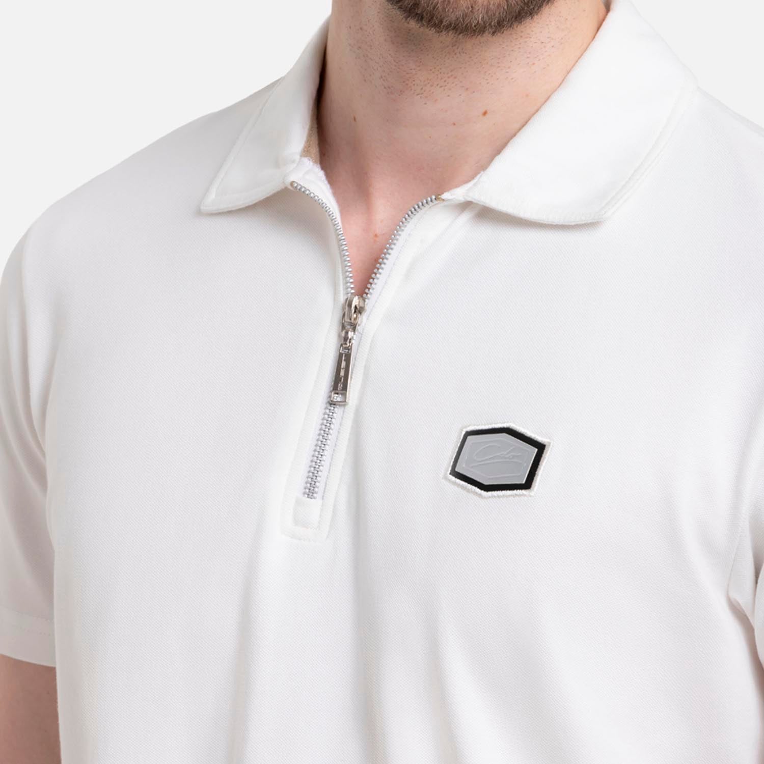 POLO MANGA CORTA COLOR IVORY