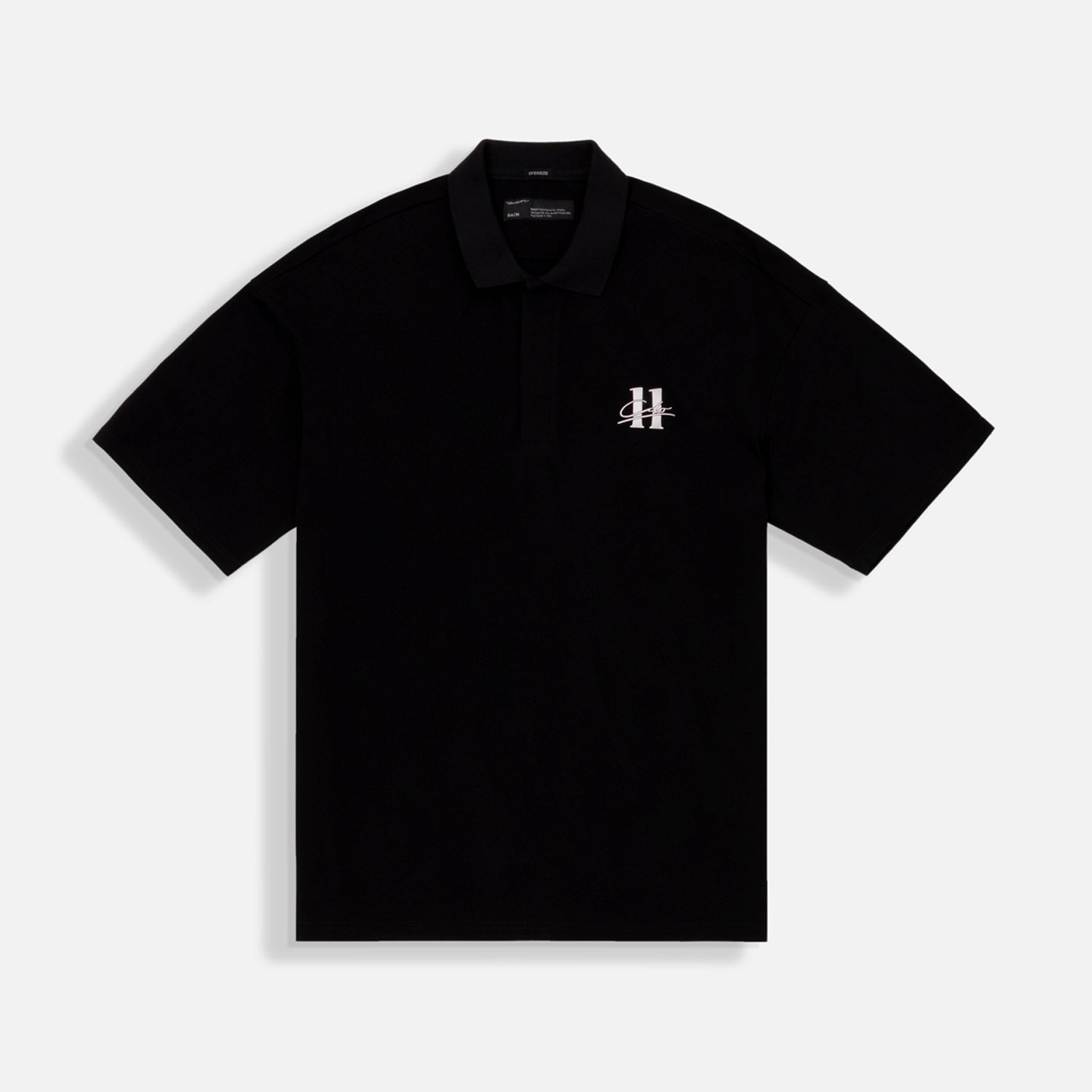 POLO MANGA CORTA COLOR NEGRO
