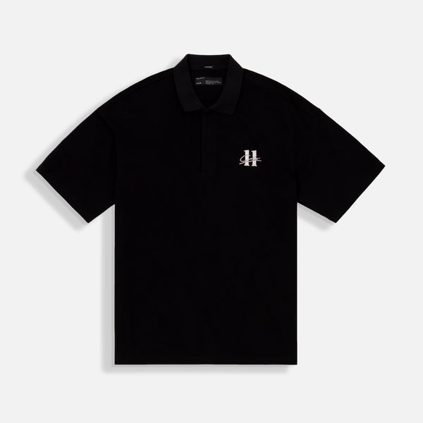 POLO MANGA CORTA COLOR NEGRO