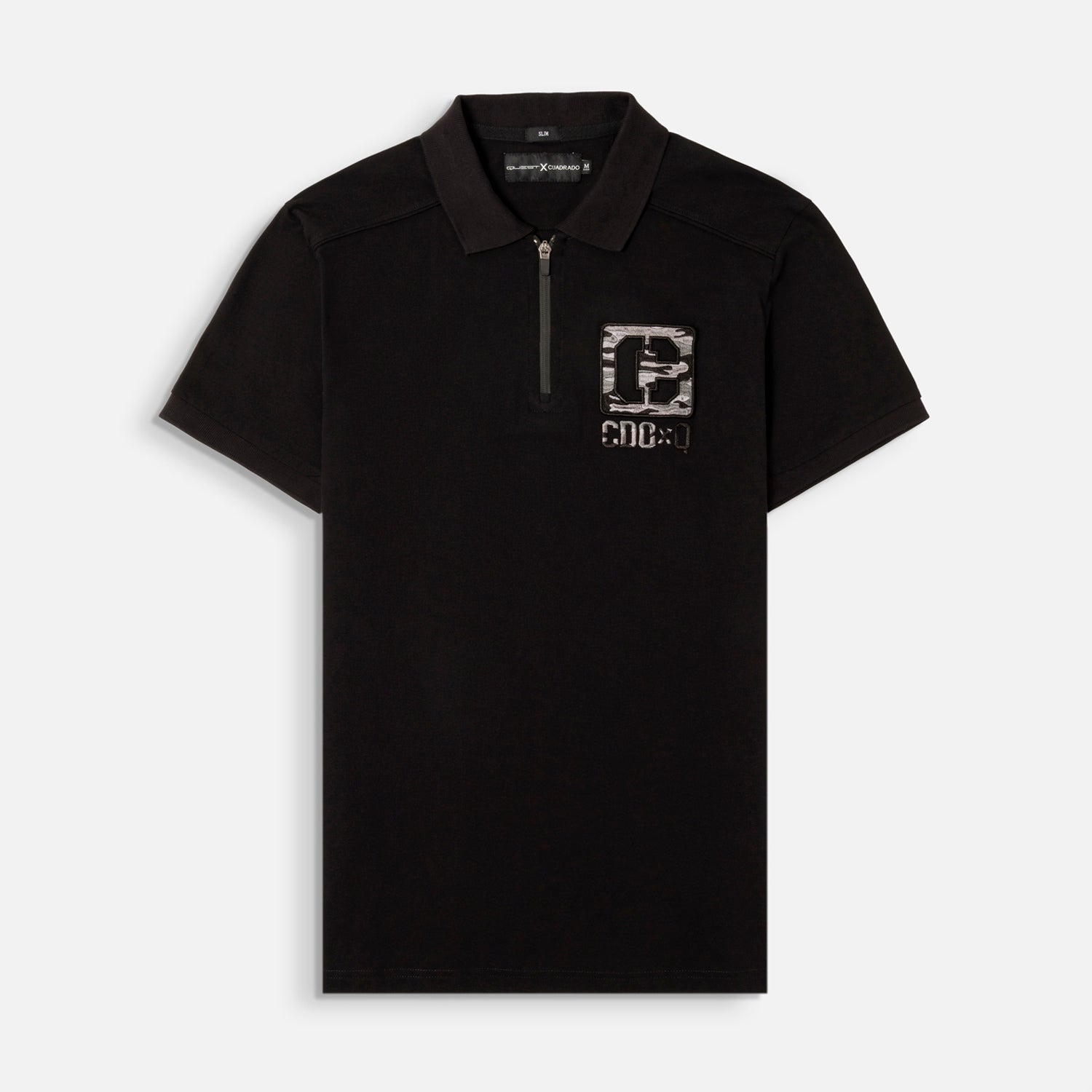 POLO MANGA CORTA COLOR NEGRO