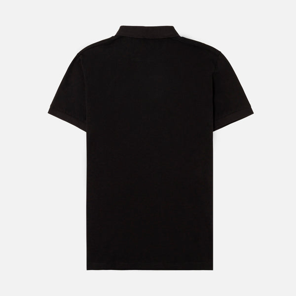 POLO MANGA CORTA COLOR NEGRO